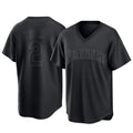 Fenge S.Mariners #2 Cole Young Player Black Replica Fashion T-shirt Stitched Jerseys