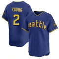 Fenge S.Mariners #2 Cole Young Player Royal City Connect Home Limited Stitched Jerseys