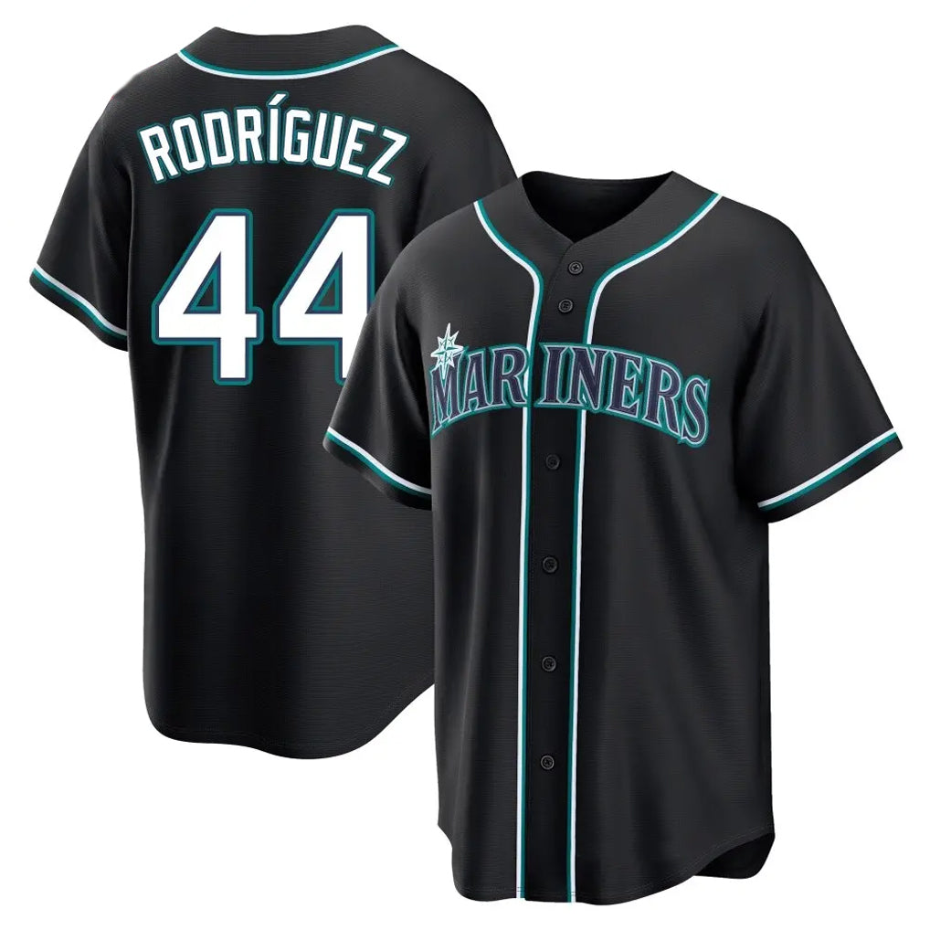 Fenge S.Mariners #44 Julio Rodriguez Player Black Fashion Home Limited Stitched Jerseys