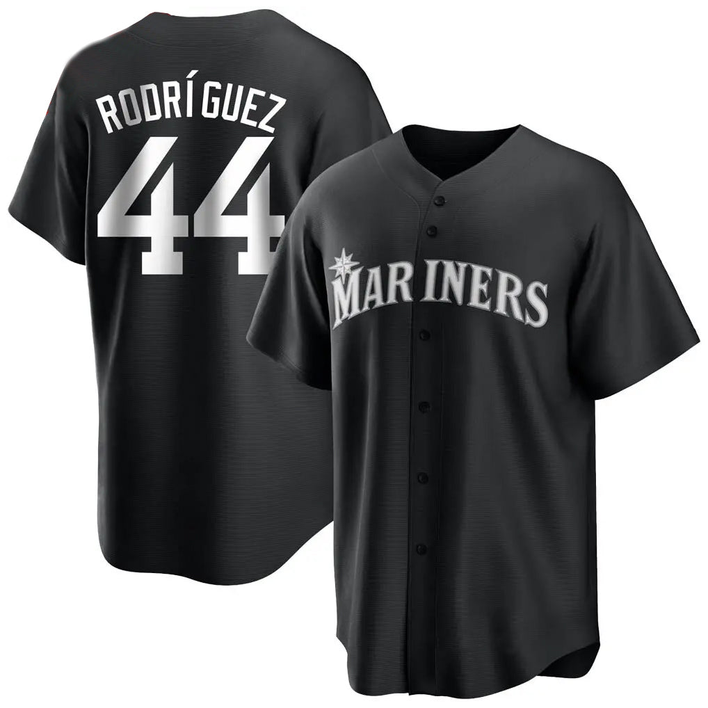 Fenge S.Mariners #44 Julio Rodriguez Player Black Home Limited Stitched Jerseys