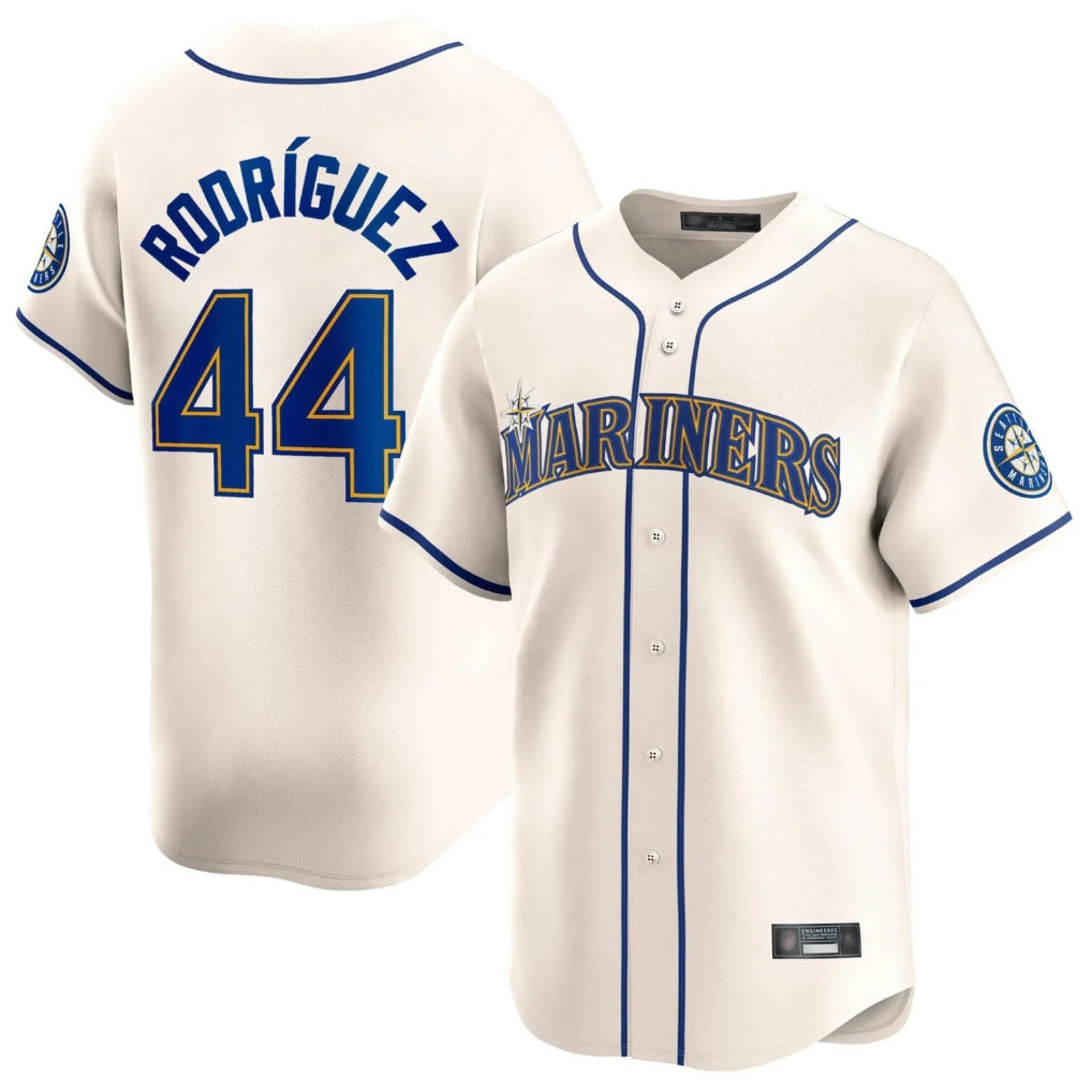 Fenge S.Mariners #44 Julio Rodriguez Player Cream Home Limited Stitched Jerseys
