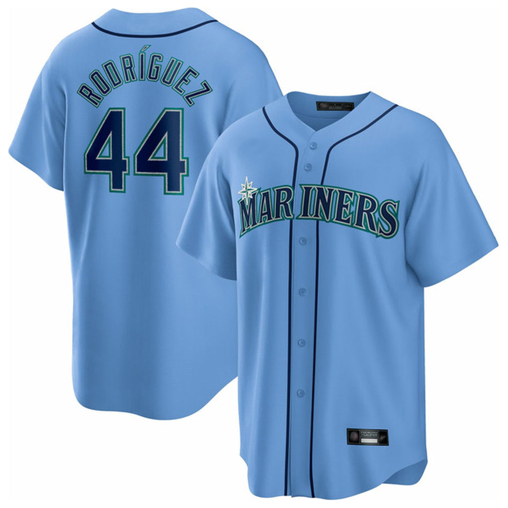 Fenge S.Mariners #44 Julio Rodriguez Player Light Blue Home Limited Stitched Jerseys