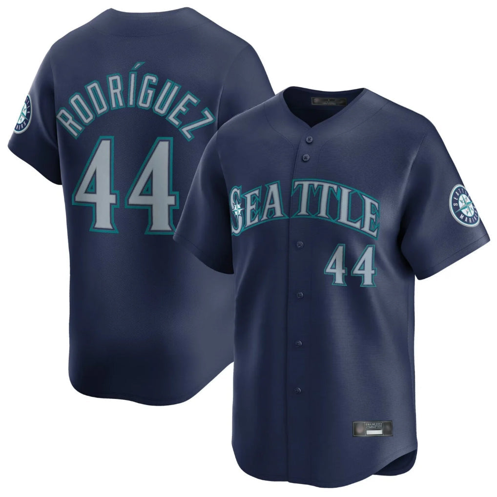 Fenge S.Mariners #44 Julio Rodriguez Player Navy Home Limited Stitched Jerseys