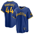 Fenge S.Mariners #44 Julio Rodriguez Player Royal City Connect Home Game Stitched Jerseys