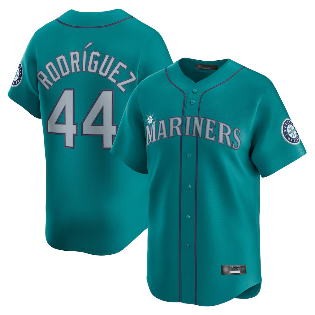 Fenge S.Mariners #44 Julio Rodriguez Player Teal Home Limited Stitched Jerseys