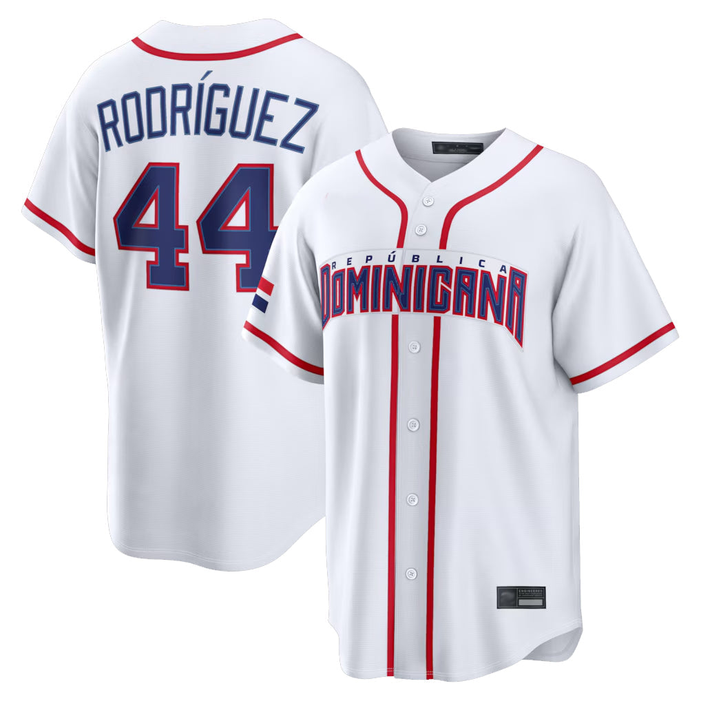 Fenge S.Mariners #44 Julio Rodriguez Player White 2026 World Classic Home Stitched Jerseys