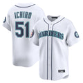 Fenge S.Mariners #51 Ichiro Suzuki Player White 2025 National Hall of Fame Home Limited Stitched Jerseys