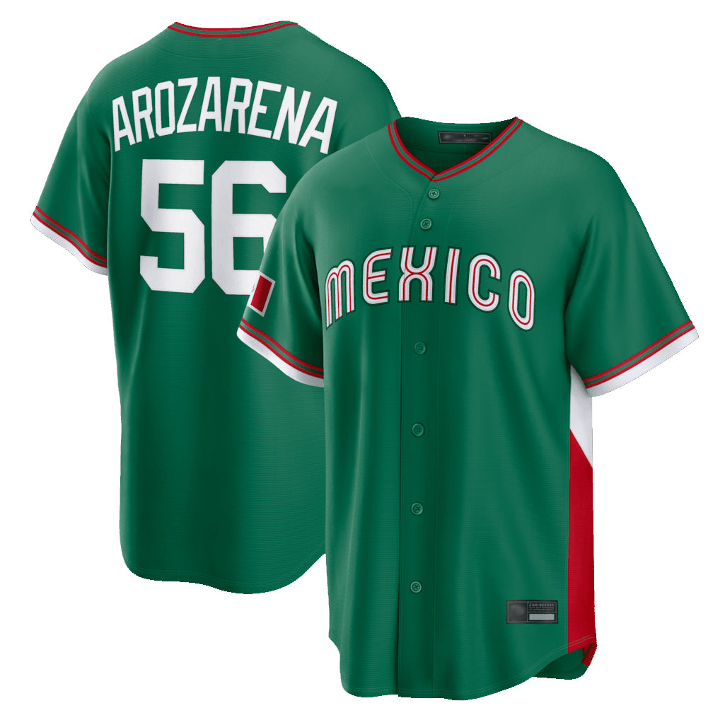 Fenge S.Mariners #56 Randy Arozarena Player Green 2026 World Classic Limited Stitched Jerseys