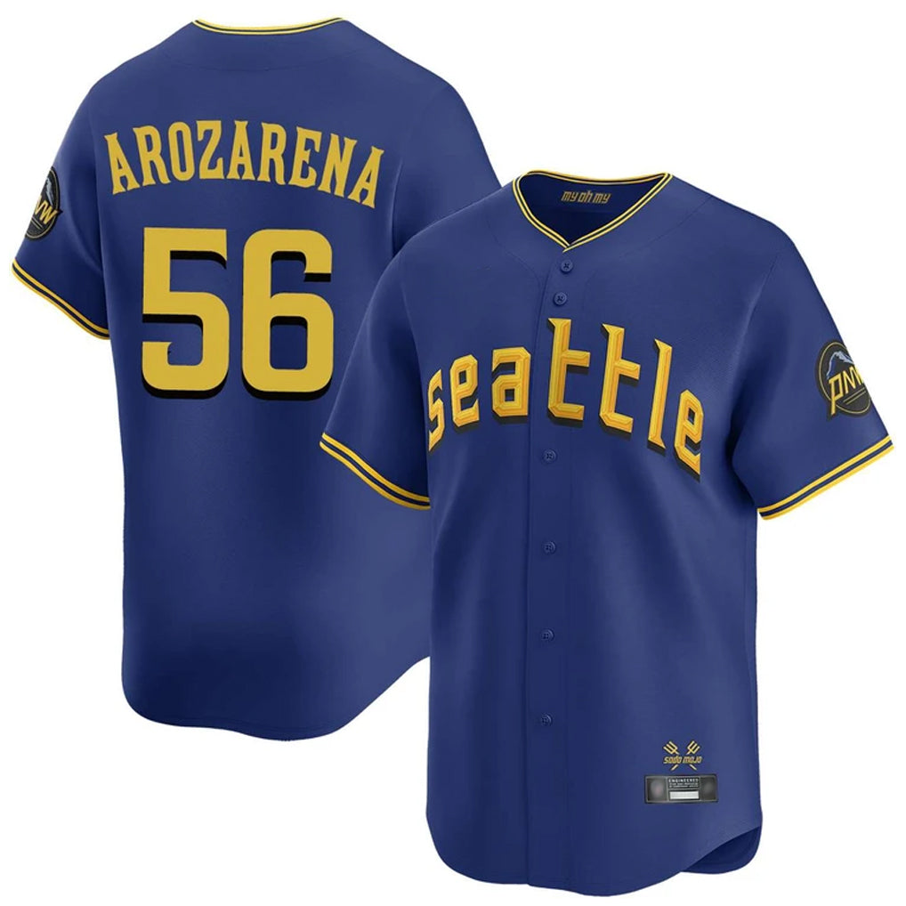 Fenge S.Mariners #56 Randy Arozarena Player Royal City Connect Home Limited Stitched Jerseys