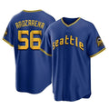 Fenge S.Mariners #56 Randy Arozarena Player Royal Home Game Stitched Jerseys