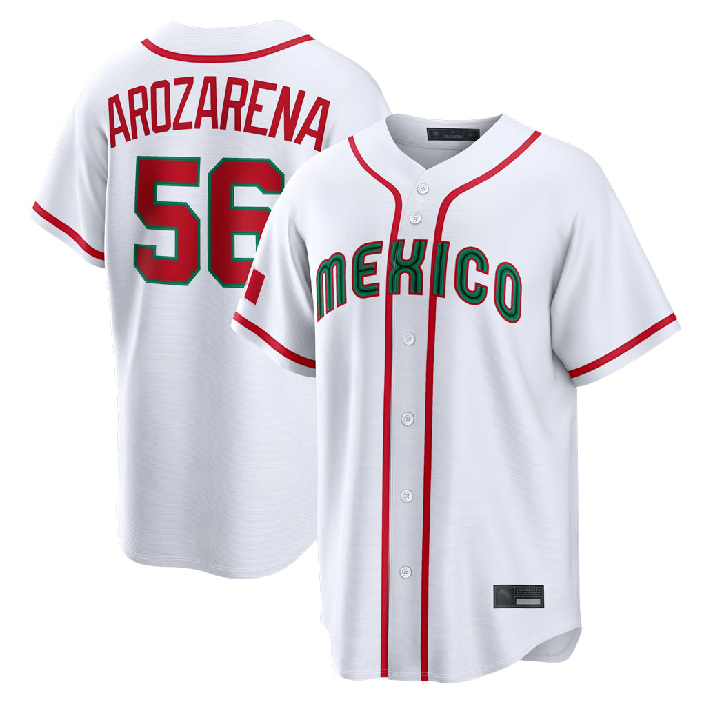 Fenge S.Mariners #56 Randy Arozarena Player White 2026 World Classic Limited Stitched Jerseys