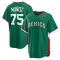 Fenge S.Mariners #75 Andres Munoz Player Green 2026 World Classic Road Home Limited Stitched Jerseys