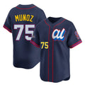 Fenge S.Mariners #75 Andres Munoz Player Navy Limited American League All-Star Edition Stitched Jerseys