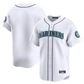 Fenge S.Mariners Blank Player White Home Limited Stitched Jerseys