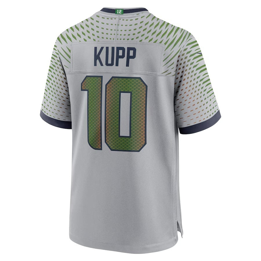 Fenge S.Seahawks #10 Cooper Kupp 2025 Rivalries Collection Game Wolf Gray Stitched Jerseys