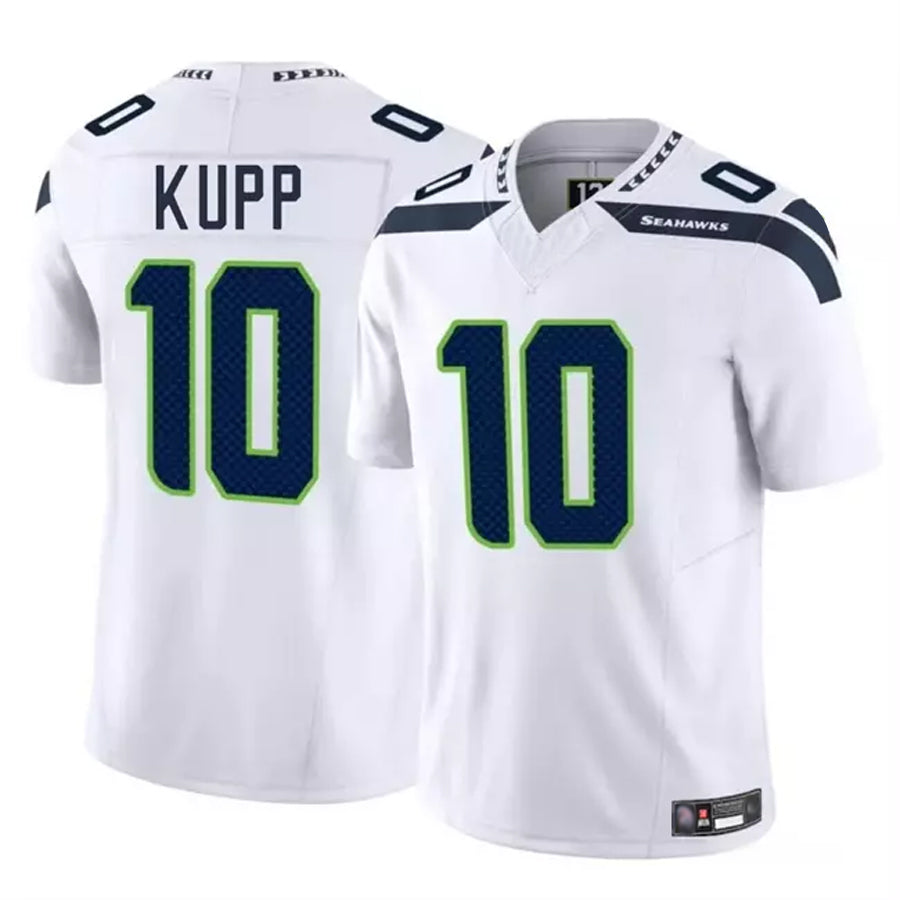 Fenge S.Seahawks #10 Cooper Kupp Player White Vapor F.U.S.E. Limited Stitched Jerseys