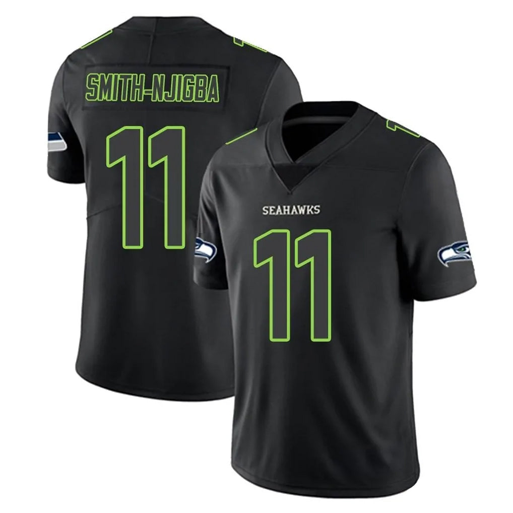 Fenge S.Seahawks #11 Jaxon Smith-Njigba Player Black Impact Limited Home Game Stitched Jerseys
