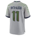 Fenge S.Seahawks #11 Jaxon Smith-Njigba Player Grey Rivalries Collection Game Stitched Jerseys
