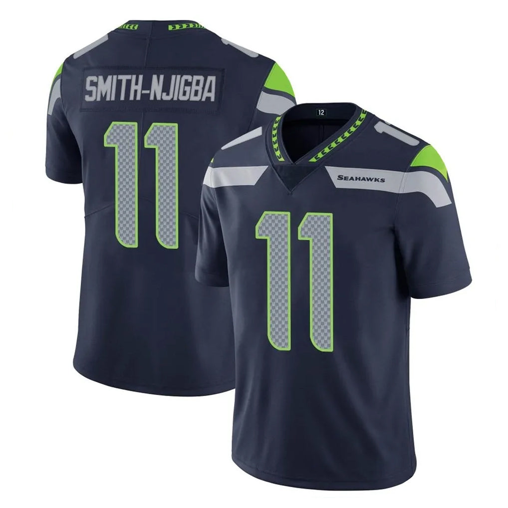 Fenge S.Seahawks #11 Jaxon Smith-Njigba Player Navy Limited Vapor Untouchable Home Game Stitched Jerseys
