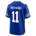 Fenge S.Seahawks #11 Jaxon Smith-Njigba Royal Throwback Player Game Jersey American Stitched Jerseys