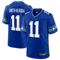 Fenge S.Seahawks #11 Jaxon Smith-Njigba Royal Throwback Player Game Stitched American Stitched Jerseys