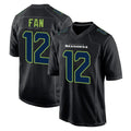 Fenge S.Seahawks #12 12th Fan Player Black Limited Fashion Home Game Stitched Jerseys
