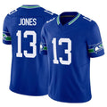 Fenge S.Seahawks #13 Ernest Jones IV Player Royal Limited Throwback Vapor F.U.S.E. Home Game Stitched Jerseys
