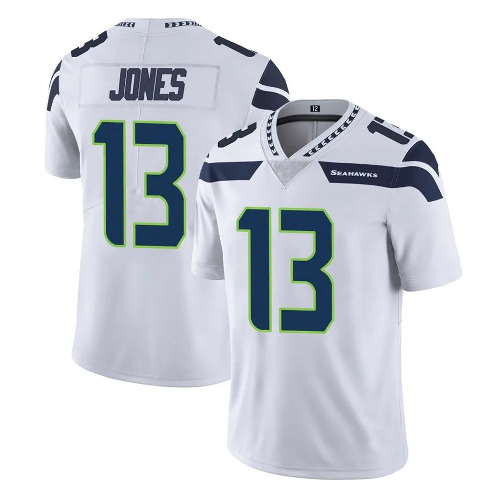 Fenge S.Seahawks #13 Ernest Jones IV Player White Limited Vapor Untouchable Home Game Stitched Jerseys