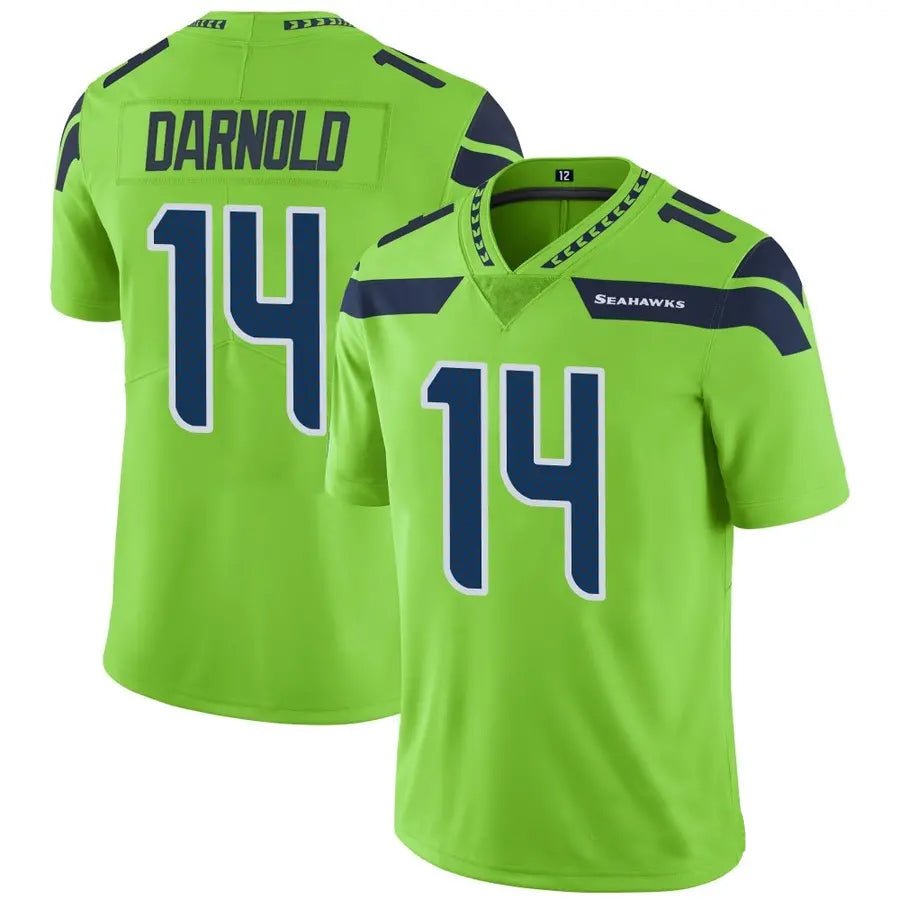 Fenge S.Seahawks #14 Sam Darnold Player Green Vapor Limited Football Jerseys