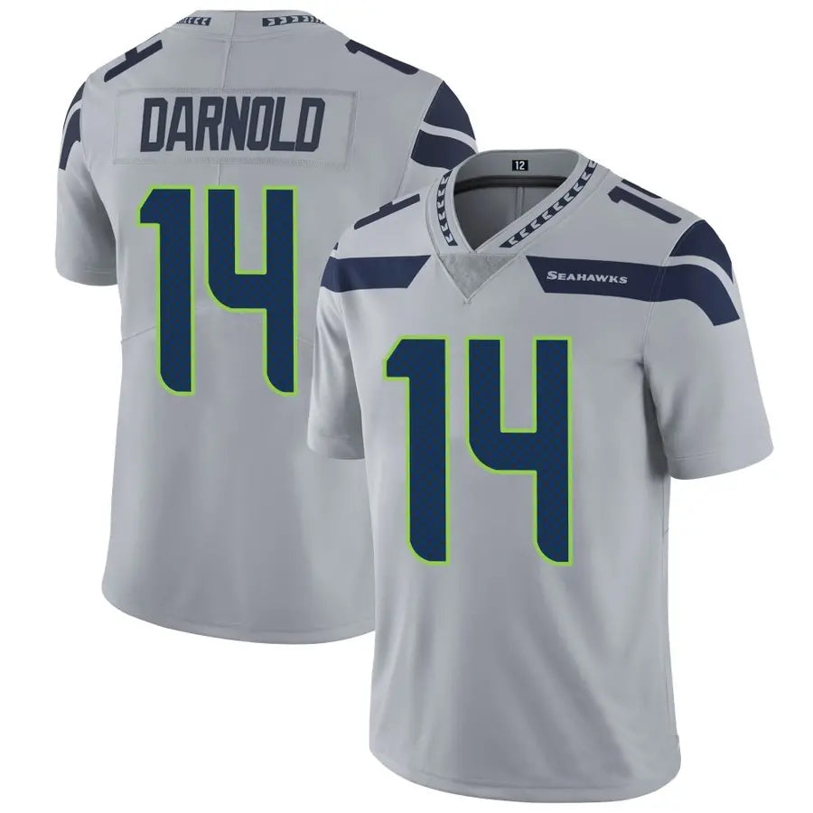 Fenge S.Seahawks #14 Sam Darnold Player Grey Vapor Limited Football Jerseys