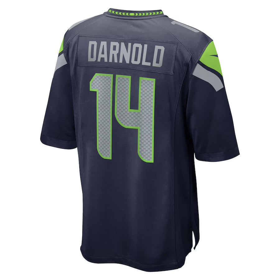 Fenge S.Seahawks #14 Sam Darnold Player Navy Home Game Football Jerseys