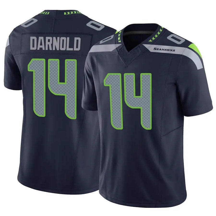 Fenge S.Seahawks #14 Sam Darnold Player Navy Vapor F.U.S.E. Limited Football Jerseys