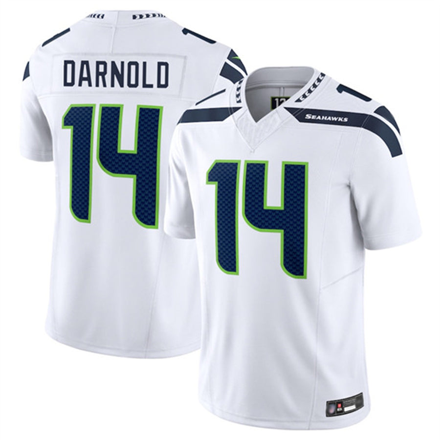 Fenge S.Seahawks #14 Sam Darnold Player White Vapor F.U.S.E. Limited Football Jerseys