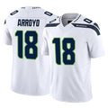 Fenge S.Seahawks #18 Elijah Arroyo Player White Limited Vapor F.U.S.E. Home Game Stitched Jerseys
