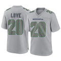 Fenge S.Seahawks #20 Julian Love Player Gray Atmosphere Fashion Home Game Stitched Jerseys