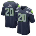 Fenge S.Seahawks #20 Julian Love Player Navy Home Game Stitched Jerseys