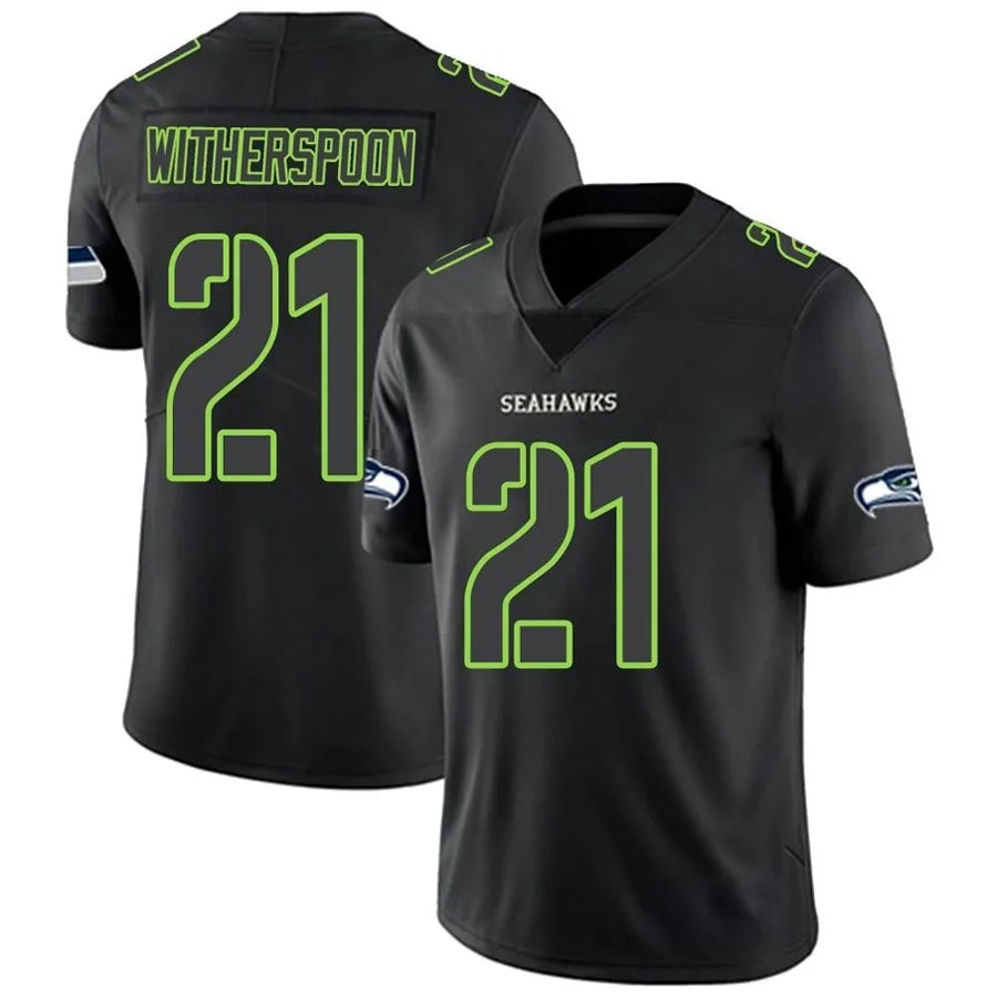 Fenge S.Seahawks #21 Devon Witherspoon Player Black Impact Limited Stitched Jerseys