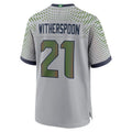 Fenge S.Seahawks #21 Devon Witherspoon Player Gray Rivalries Collection Game Stitched Jerseys