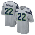 Fenge S.Seahawks #22 Rashid Shaheed Player Gray Home Game Stitched Jerseys