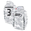 Fenge S.Seahawks #3 Nick Emmanwori Player Arctic Camo Limited Salute to Service Pullover Hoodies Game Stitched Jerseys