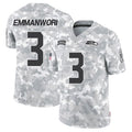Fenge S.Seahawks #3 Nick Emmanwori Player Arctic Camo Salute to Service Limited Football Jerseys