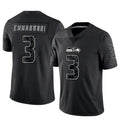 Fenge S.Seahawks #3 Nick Emmanwori Player Black RFLCTV Limited Football Jerseys