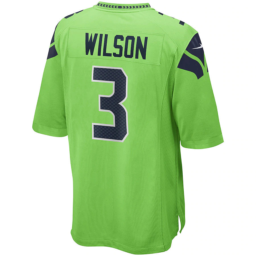Fenge S.Seahawks #3 Nick Emmanwori Player Green Game Football Jerseys