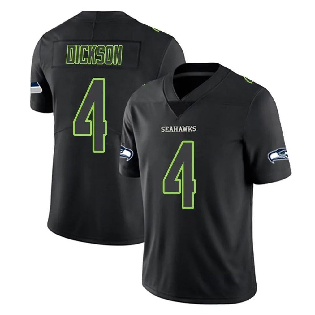 Fenge S.Seahawks #4 Michael Dickson Player Black Impact Limited Home Game Stitched Jerseys