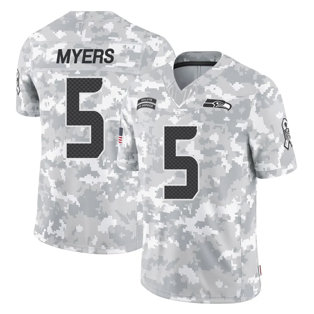 Fenge S.Seahawks #5 Jason Myers Player Arctic Camo Limited Salute To Service Home Game Stitched Jerseys