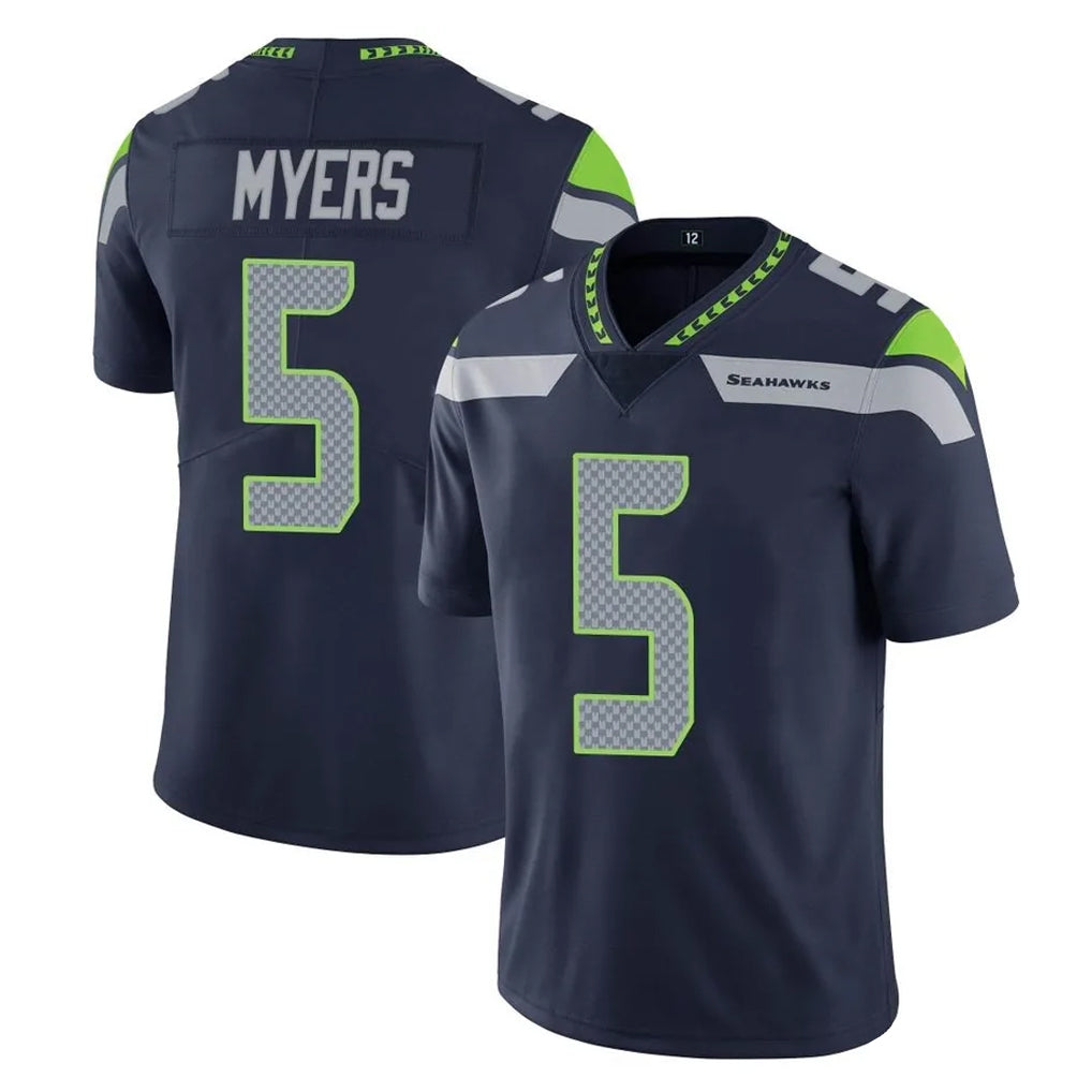 Fenge S.Seahawks #5 Jason Myers Player Navy Limited Vapor Untouchable Home Game Stitched Jerseys