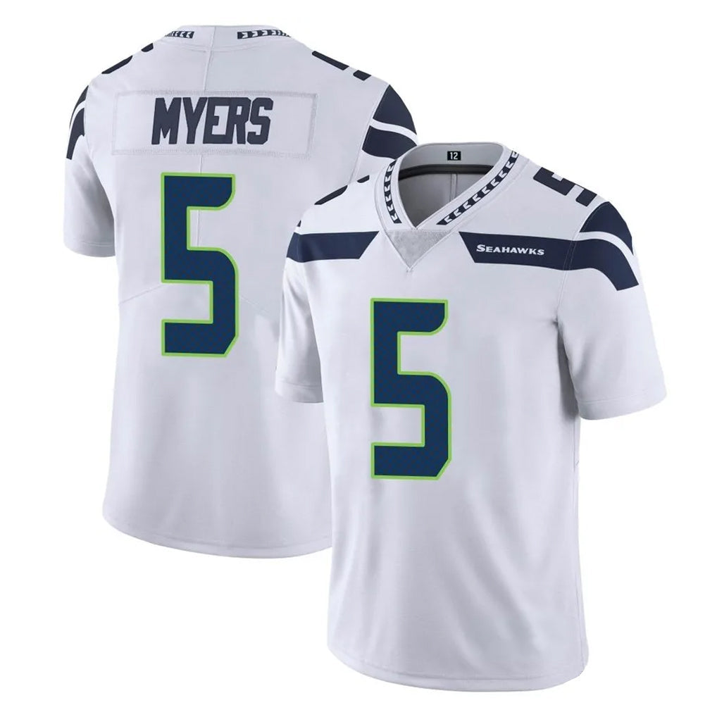 Fenge S.Seahawks #5 Jason Myers Player White Limited Vapor Untouchable Home Game Stitched Jerseys