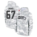 Fenge S.Seahawks #67 Charles Cross Player Arctic Camo Limited Salute to Service Pullover Hoodies Game Stitched Jerseys