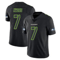 Fenge S.Seahawks #7 Uchenna Nwosu Player Black Impact Limited Home Game Stitched Jerseys