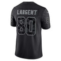 Fenge S.Seahawks #80 Steve Largent Player Black RFLCTV Limited Stitched Jerseys